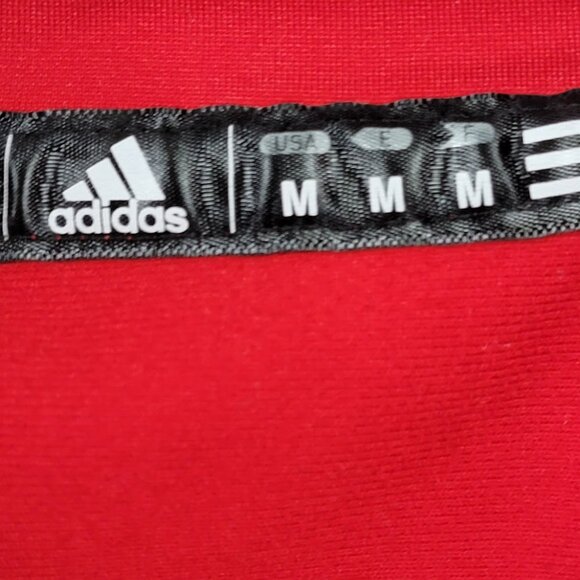 Adidas Wisconsin Badgers Women’s Red & White Quarter Zip Pullover | Size M - Picture 10 of 10